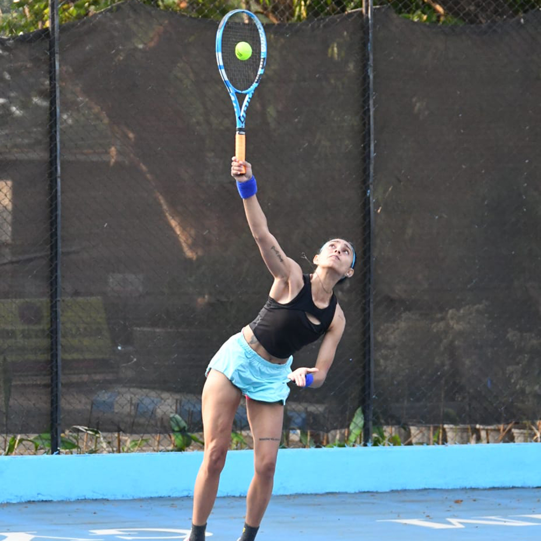 Asuntha Fleming focused during training